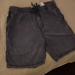 Men's Blue Casual Shorts